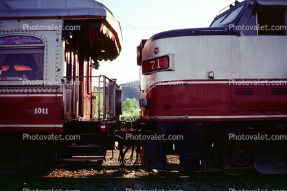 NVR 71, MLW ALCO FPA4, Wine Train, Diesel Electric, Locomotive