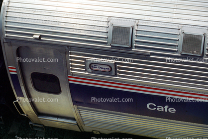 Passenger Railcar, Coaster Train, Solana Beach station, Surfliner