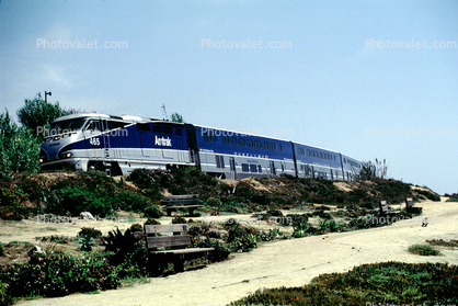 465, Coaster Train, Coastliner, La Jolla, Surfliner