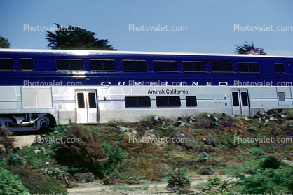 Passenger Railcar, Coaster Train, Coastliner, La Jolla, Surfliner