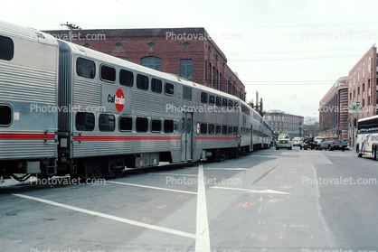 Caltrain, SOMA, Townsend Street, 7th Street, Passenger Railcar