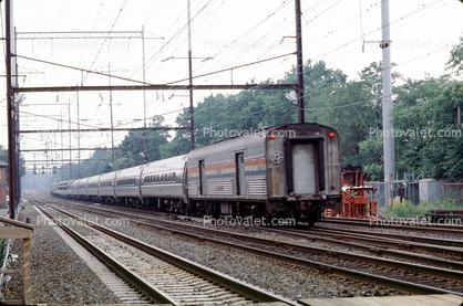 Rear Baggage Railcar, 607, Metuchen New Jersey