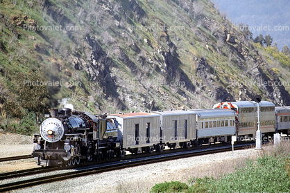 Southern Pacific SP 2472, Class P-8, BLW 4-6-2. Steam Locomotive, Brisbane