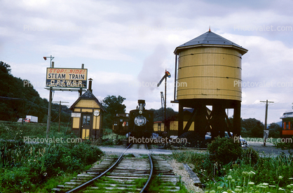CPW 3, C.P. & WR.R., Water Tank Tower, Carroll Park & Western, C.P.&WR.R., 3 miles east of Bloomsburg, PA 
