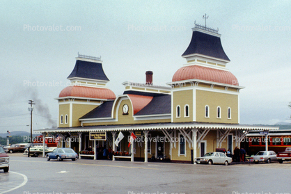 Conway Scenic Railroad, Victorian rail station, North Conway, New Hampshire