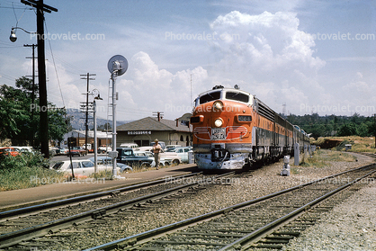 California Zephyr, WP 804-A, EMD F7A, Western Pacific, Oroville Train Station, 804A, F-Unit