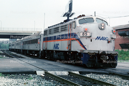 MARC 85, Rebuilt EMD F9PHA, Maryland Transit Administration, F-Unit