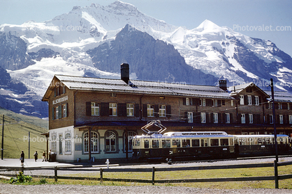 Jungfrauhoch Train Station, Ausgst 1959, 1950s