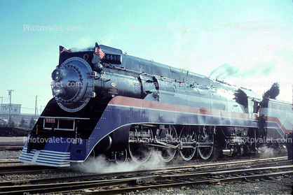 X4449, GS-4 class Steam Locomotive, 4-8-4, December 1975