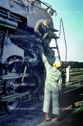 Train Engineer, Oilers, Chicago Burlington and Quincy Railroad, C. B. & Q. 5626