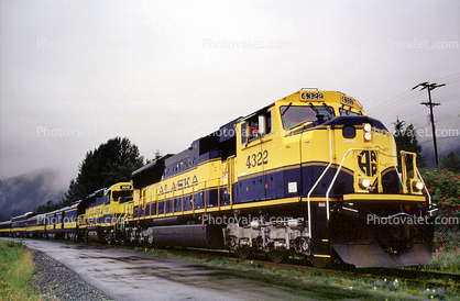 trainset, Alaska Railroad, 4322