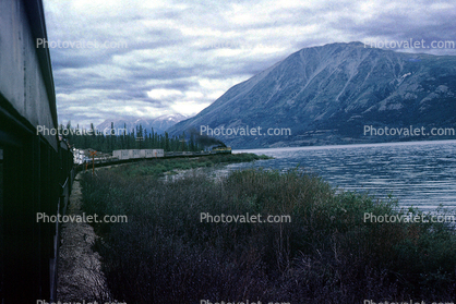 near Skagway, Alaska Railroad, W P & Y R, White Pass & Yukon Route, 1960s