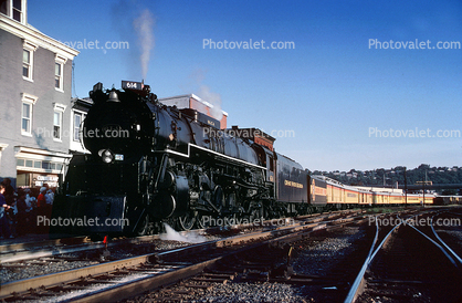 CO 614, Chessie System, Northern 4-8-4, Chesapeake & Ohio, J-3-A, 1950s