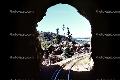 Tunnel, Cumbres & Toltec Scenic Railroad, D&RGW, 1973, 1970s