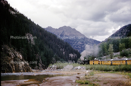 Canyon, Mountains, Las Animas River, 1973, 1970s