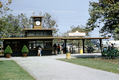 Griffith Park Train Station, Depot, Rideable Miniature Railway, Live Steamer, Miniature Rail, 1957, 1950s
