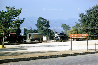 Griffith Park, Miniature Rail, Rideable Miniature Railway, Live Steamer, Travel Town, 1957, 1950s