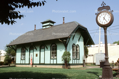 Train Station, building, Depot, Park Ridge, New Jersey