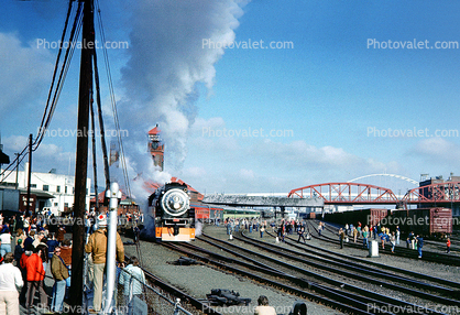 Union Station, Portland, Southern Pacific Daylight Special, SP 4449, GS-4 class Steam Locomotive, 4-8-4