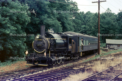RDG 1251, Class B4-a 0-6-0 Switcher, Reading Railroad, June 1965, 1960s