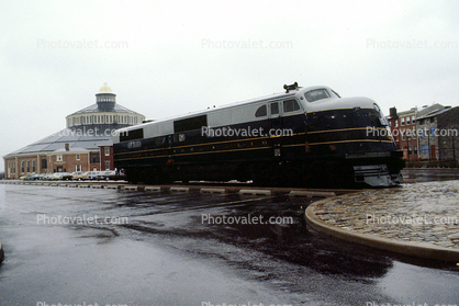 Baltimore & Ohio EA #5, Diesel Locomotive, Museum Building, April 1979, 1970s, F-Unit