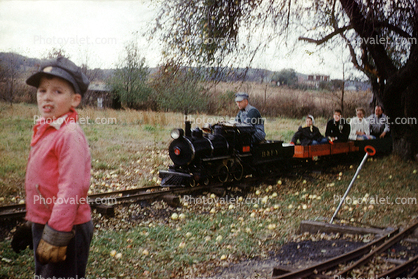 B&FY, Boy, Miniature Rail, Rideable Miniature Railway, Live Steamer, 1950s