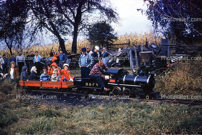 B&FY, Miniature Rail, Rideable Miniature Railway, Live Steamer, 1950s