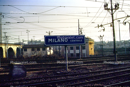 Milano Centrale, Sign, Train Station