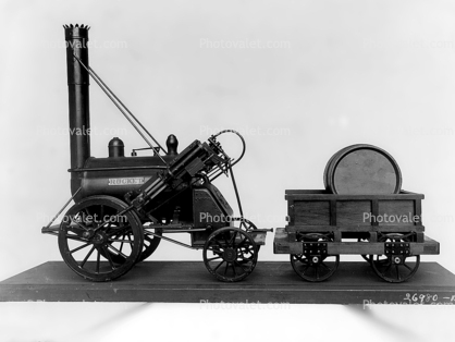 Stephenson's Rocket, 0-2-2, Locomotive and Tender