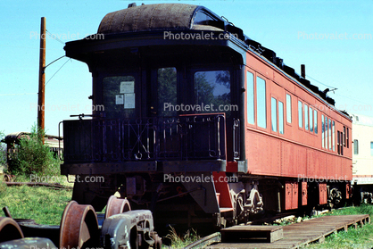 Red Passenger Railcar, Rear