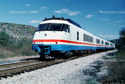 Rohr Turbo, Turboliner, Trainset, Corning New York, October 16 1990