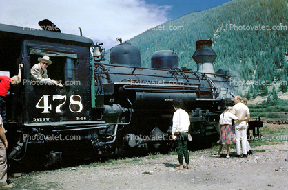 D&RGW 478, Durango & Silverton Narrow Gauge Railroad, Colorado, Baldwin Locomotive Works