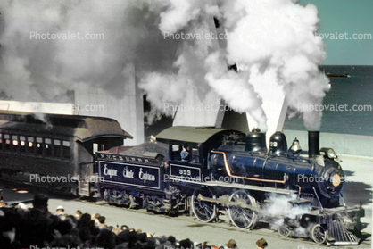 Empire Train Express #999, 4-4-0 steam locomotive, Long Island New York, New York Central and Hudson River Railroad, September 25 1948, 1940s, LIRR