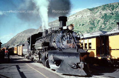 DSNG 481, D&RGW K-36 #481, D&SNGRR, Durango & Silverton Narrow Gauge Railroad Train