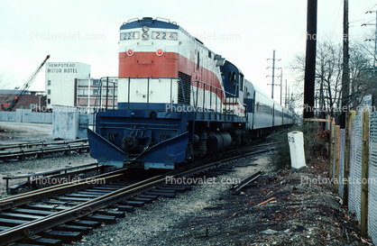 Alco C420 (Phase II models) #224, Hempstead, Long Island Rail Road, New York, LIRR
