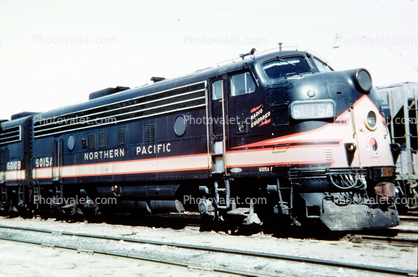 Northern Pacific, 6015A, F-type, July 1974