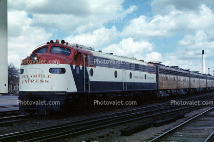 Preamble Express, Union Pacific, F-Unit Diesel Locomotive