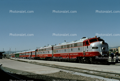 EMD E9 Wisconsin & Southern F-Unit Diesel Locomotive #10C, WSOR 10C, EMD E9(A), trainset, F-Unit, Denver Colorado