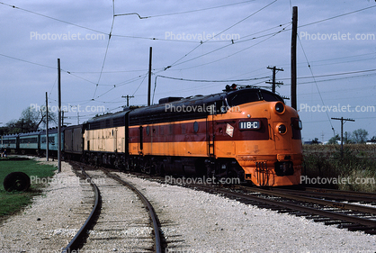 Milwaukee Road, F-Unit Diesel Locomotive #118-C
