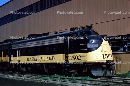 Alaska Railroad, AR 1502, F-unit, June 1977, 1970s