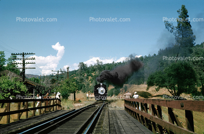 Feather River Railway, Shay #2, class C Shay, June 1963, 1960s