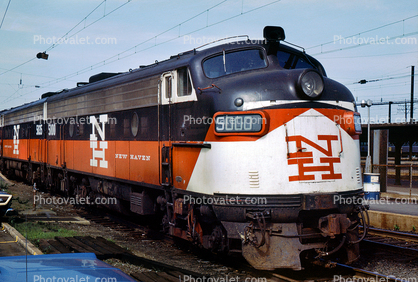 CR 5000 New Haven, EMD FL9, CR 5035, May 1969, 1960s
