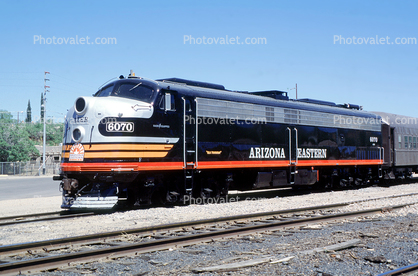 AZER 6070, Arizona Eastern Railway, EMD E8(A), Gila Tomahawk