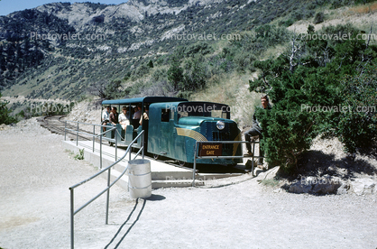 Green Excursion Train, Plymouth Locomotive, 1950s
