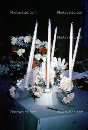 Candles, Flowers