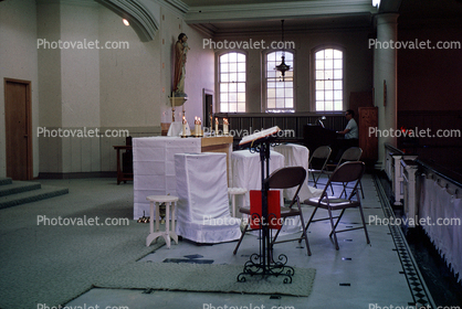 altar, church, 1950s