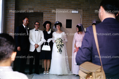 Bride and Groom, veil, 1960s