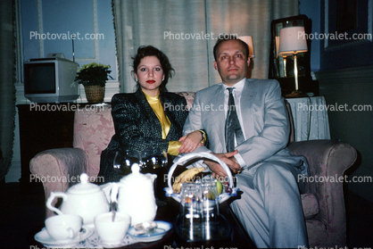 Suit and Tie, Royal Crescent Hotel, Sofa, Teapot, Cup, Lamp