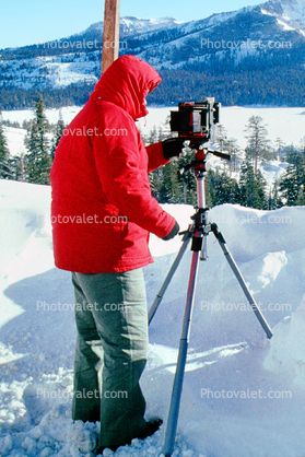 4x5 Speed Graphic View Camera, snow, ice, cold