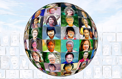 multi ethnic, interracial, multi racial, ethnic diversity, multiethnic, multiracial, mixed race Faces